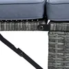 Gartenmöbel Polyrattan Sitzgruppe Lounge Gartensofa Produktbild-Vorschau 8