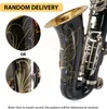 Schwarzes Eb-Altsaxophon, Saxophon-Messingkorpus, weiße Produktbild-Vorschau 4