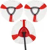 Three mop heads, one attached to a handle, against a white background. Náhled obrázku produktu