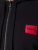 HUGO Daple212 Kapuzenpullover mit Reißverschluss, Schwarz Produktbild-Vorschau 8