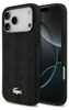 Custodia iPhone 17 Pro Max Lacoste in Pelle finta nera con Anteprima dell’immagine prodotto 1