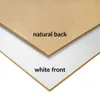 Creative Deco 10 x A4 MDF - Plaat, Wit, 300 x 210 x 3 mm Productafbeelding-voorbeeld 2