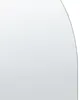 BELIANI Ovaler Wandspiegel rahmenlos silber 40 x 80 cm Bad Produktbild-Vorschau 3