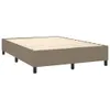vidaXL Boxspringbett mit Matratze Taupe 140x190 cm Stoff -  Produktbild-Vorschau 9