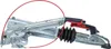 A trailer coupling mechanism with a red safety cable. Náhľad obrázku produktu