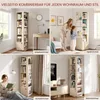Yaheetech 360° drehbares Bücherregal, mit 5 Ebenen & 20 Produktbild-Vorschau 9