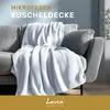 Lavea® Mikrofaser Kuscheldecke 150x200 cm, flauschig & Produktbild-Vorschau 2
