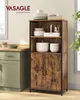 VASAGLE Highboard Küchenschrank, verstellbare Regalebene, 2 Produktbild-Vorschau 2