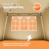 CASARIA® Gazebo Pop-up 3x3m Padiglione Incl 2x Pannelli Anteprima dell’immagine prodotto 9
