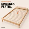 WOLKENLAND Lattenrost 140 x 200 cm | 14 Latten | Massivholz Produktbild-Vorschau 6