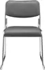 Konferenzstuhl 4er Set stapelbar ergonomisch Metall mit Produktbild-Vorschau 3