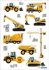 HERMA Sticker MAGIC "Baustellen Fahrzeuge" Transpuffy matt Produktbild-Vorschau 2