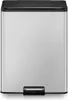EKO - Essential Recycler Treteimer 20+20 Liter - Stainless Produktbild-Vorschau 1