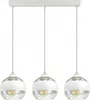 LUXOLAR Led Pendelleuchte 3 flammig - Deckenleuchte Weiß Produktbild-Vorschau 1