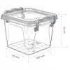 Multi Box Kunststoff-Lebensmittelbehälter 0,55L Quadrat Produktbild-Vorschau 8