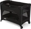 A black Joie Kubbie Sleep travel cot is shown against a white background. Produktbild-Vorschau