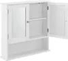 en.casa Badezimmerschrank Weiß - 58 x 56 x 13cm -  Produktbild-Vorschau 2