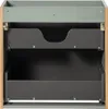A front view of a cabinet with two drawers. Produktbild-Vorschau
