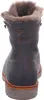 The back view of a brown leather boot with a shearling lining. Anteprima dell’immagine prodotto