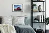 MuchoWow® MuchoWow® Gerahmtes Poster Roter Lastwagen mit Produktbild-Vorschau 2