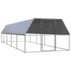 vidaXL Gabbia per polli da esterno 3x10x2 m Acciaio zincato Anteprima dell’immagine prodotto 5
