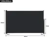JOIEYOU boční markýza výsuvná 200x300cm zástěna na soukromí Náhled obrázku produktu 2