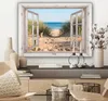 Leinwand Bilder 80x60 cm - Fensterblick - Meer - Dünen - Produktbild-Vorschau 7