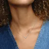 Dámský náhrdelník PANDORA Moments ze stříbra 925 se zirkony Náhled obrázku produktu 3