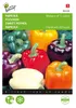 Paprika, mix van 5 kleuren | Paprikazaden van Buzzy Seeds Productafbeelding-voorbeeld 1