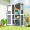 Armario de jardín Outsunny, cobertizo para herramientas con Vista previa de la imagen del producto 2