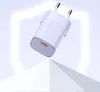 A white USB-C charger is shown floating against a light gray and white background with a shield-like outline. Anteprima dell’immagine prodotto