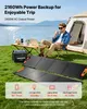 VEVOR Tragbare Powerstation, 2400-W-Solargenerator mit 2 Produktbild-Vorschau 2