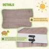 PawHut – dřevěný domeček pro želvy, výběh pro želvy s Náhled obrázku produktu 6