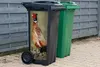 MuchoWow® Mülltonnenaufkleber Fasan - Nahrung - Vogel 38x80 Produktbild-Vorschau 3