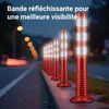 Wiltec Kit 2x Poteau de balisagePolyuréthaneOrange / Blanc Voir les images du produit 6