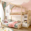 A child's bedroom with a bunk bed designed like a house. Anteprima dell’immagine prodotto