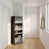Scaffale per scarpe Relaxdays a 10 ripiani, grande armadio Anteprima dell’immagine prodotto 3