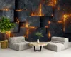 DECO WALLS Tapeta 3D Fire do pokoju dziecięcego - Wyjątkowa Podgląd zdjęcia produktu 1