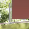 vidaXL Tenda laterale estensibile 100x300 cm Marrone Anteprima dell’immagine prodotto 3