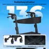 COSTWAY Rollator pieghevole e leggero con seduta, sedia a Anteprima dell’immagine prodotto 5