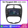 7" android13 2+32G WIFI aurorádio pre Peugeot 206 2001-2016 Náhľad obrázku produktu 3