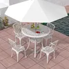 KOMFOTTEU 5 TLG. Gartenmöbel Set, Gartentisch mit Produktbild-Vorschau 6