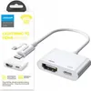 Adaptateur Lightning vers HDMI Joyroom - Blanc Voir les images du produit 1