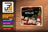 Holzschild Weihnachten Grüße aus GOSLAR Geschenk Dekoration Produktbild-Vorschau 3