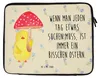 Mr. & Mrs. Panda Laptop Tasche Küken Fliegenpilz 33 x 42 cm Produktbild-Vorschau 1