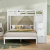Flieks Lit superposé 90x200/140x200cm avec armoire, lit Voir les images du produit 3