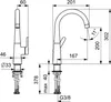 Hansa umývadlová batéria DESIGNO 5149 výška 167 mm DN15 Náhľad obrázku produktu 4