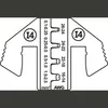 TOOLCRAFT PLE-0I4 Crimp-Einsätze Flachstecker Produktbild-Vorschau 3
