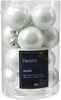 Baubles natalizi in vetro 3,5 cm 16 pezzi - bianco inverno Anteprima dell’immagine prodotto 2