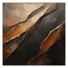 Leinwandbild 3D braun strukturierte Abstraktion 50x50 Feeby Produktbild-Vorschau 3